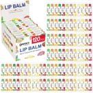 Bálsamo labial DMSKY, pacote com 120, natural, com vitamina E e óleo de coco