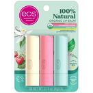 Bálsamo labial eos 100% natural e orgânico de baunilha, menta e morango Bálsamo labial eos 100% natural e orgânico de baunilha, menta e morango