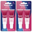Bálsamo Labial Hidratante com Vaselina - Pacote Duplo para Lábios Rosados