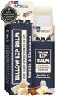 Bálsamo labial Natrulo Beef Tallow com hidratante hidratante de cera de abelha