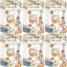 Bálsamo labial Sacubee Fall Little Pumpkin Baby Shower, pacote com 30