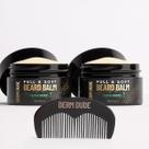 Bálsamo para barba Derm Dude Full and Soft Styles fortalece 60 ml (2 unidades)