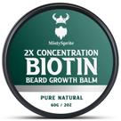 Bálsamo para barba MistySprite 60 ml com óleo de rícino orgânico natural