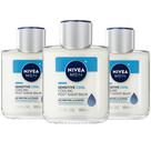 Bálsamo Pós-Barba Nivea Men Sensitive Cool com Vitamina E - 3 Unidades de 100ml