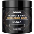 Bálsamo Recolorante para Couro WYCOON Preto 250 g Kit de Reparação