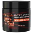Bálsamo Restaurador de Cor para Couro Jallgedk 240 g Marrom Médio Bálsamo Restaurador de Cor para Couro Jallgedk 240 g Marrom Médio
