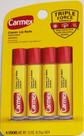 Bálsamos labiais Carmex Medicated Formula, pacote com 4, 4,25 ml, suaviza os lábios