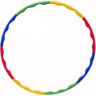 Bambolê 88cm Desmontável Treino Equilíbrio Colorido Liveup