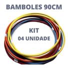 Bambolês Arco Infantil 04 Unidades Sortidos Coloridos 90cm