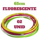 Bambolês Infantil FLUORESCENTE NEON Exercicios Fitness Colorido 65cm Reforçado NOVIDADE
