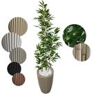Bambu Artificial Folha Grande 2 Metros Grande Vaso Decoração