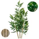 Bambu Da Sorte Artificial Folha Grande Sem Vaso