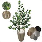 Bambu da Sorte Artificial Japones Grande com Vaso Decoração