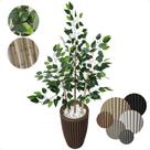 Bambu da Sorte Artificial Japones Grande com Vaso Decoração
