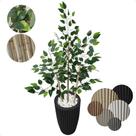 Bambu da Sorte Artificial Japones Grande com Vaso Decoração Bambu da Sorte Artificial Japones Grande com Vaso Decoração