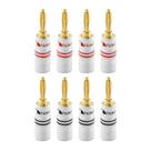 Banana Plug Nakamichi Excel Series banhado a ouro 24k 12-18 AWG