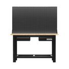 Bancada com 2 gavetas e painel para ferramentas - RLL-215P (Preto) Bancada com 2 gavetas e painel para ferramentas - RLL-215P (Preto)