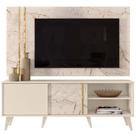 Bancada Com Painel Para Tv Até 65 Polegadas Ares Calacata-off White Bancada Com Painel Para Tv Até 65 Polegadas Ares Calacata-off White