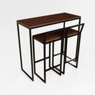 Bancada Cozinha Balcão Gourmet 120cm Imbuia Com 2 Banquetas Estofada Pt Bancada Cozinha Balcão Gourmet 120cm Imbuia Com 2 Banquetas Estofada Pt