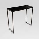 Bancada Cozinha Balcão Gourmet Preto 120cm Tampo Preto