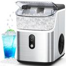 Bancada de aço inoxidável Ice Maker Joy Pebble 33 libras/dia Bancada de aço inoxidável Ice Maker Joy Pebble 33 libras/dia