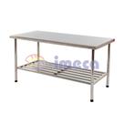 Bancada De Apoio Inox Para Cozinha Industrial 2 Metros Imeca