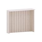 Bancada De Cozinha Para Ilha Com Tampo 120cm Art Luciane Pátina-cinza Cristal