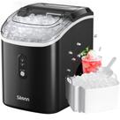 Bancada de silicone Nugget Ice Maker 33 lbs/24h preta