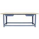 Bancada de Trabalho Multiuso 200 x 60 CM com 2 Gavetas NB-3 NOCRAM