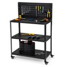 Bancada de trabalho OLBRUS 128x85x44 cm Aço 272 kg Capacidade Pegboard