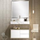 Bancada em Porcelanato 80cm Pró para Cuba de Apoio Bancada em Porcelanato 80cm Pró para Cuba de Apoio