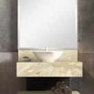 Bancada em Porcelanato para Banheiro 60cm Max para Cuba de Apoio Bancada em Porcelanato para Banheiro 60cm Max para Cuba de Apoio