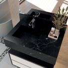 Bancada em Porcelanato para Banheiro 80cm Max com Cuba Esculpida Bancada em Porcelanato para Banheiro 80cm Max com Cuba Esculpida