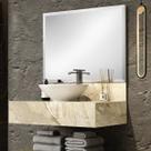 Bancada em Porcelanato para Banheiro 80cm Max para Cuba de Apoio Bancada em Porcelanato para Banheiro 80cm Max para Cuba de Apoio