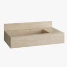 Bancada em Porcelanato para Banheiro Completa Alto Padrão 80cm X 15cm com Cuba Esculpida Helena Bancada em Porcelanato para Banheiro Completa Alto Padrão 80cm X 15cm com Cuba Esculpida Helena