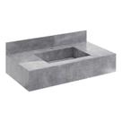 Bancada em Porcelanato para Banheiro Completa Alto Padrão 80cm X 15cm com Cuba Esculpida Renata