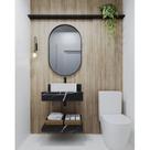 Bancada em Porcelanato Para Banheiro Completo Alto Padrao 60cm Sem Cuba Bancada em Porcelanato Para Banheiro Completo Alto Padrao 60cm Sem Cuba