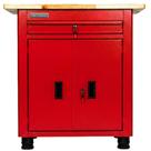 Bancada fechada com 1 gaveta e 2 portas - RLL-280 (Vermelho)