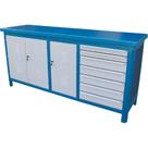 Bancada Fechada com 7 Gavetas 190x55x86cm 207AF FERCAR