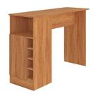 Bancada Fellicci BC01CL 1 Prateleira 4 Compartimentos Adega 136cm MDP Cinamo Com 1 Porta