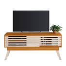 Bancada Frizz 1.5 TVs Até 65” Cinamomo Off White 506139 Madetec