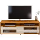 Bancada Frizz Cross TVs Até 65” Cinamomo Off White 396139 Madetec