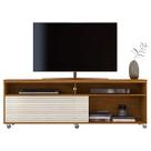 Bancada Frizz Cross TVs Até 65” Naturale Off White 396130 Madetec