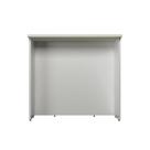 Bancada Ilha Cozinha PH 3068 Évora 120cm Branco/Cinza Argila - Herval