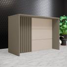 Bancada Ilha Ripado Gourmet Design Contemporâneo