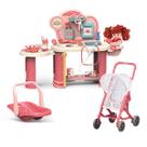 Bancada Infantil Doutora Com Carrinho e Boneca Replay Kids