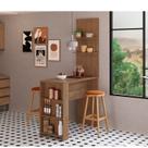 Bancada Luna com Painel Greta para Cozinha