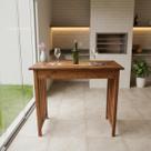 Bancada Madeira 120cm Área Gourmet Cozinha Alta Durabilidade Estrutura Robusta