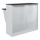 Bancada/Mesa de Cozinha Multimóveis Mariah 2 Portas FG5484 Branca