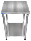 Bancada Mesa Inox Industrial Paneleiro Liso 90x60x60